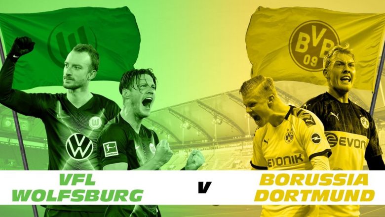 Dortmundi luan për fitoren e radhës në udhëtim te Wolfsburgu, formacionet zyrtare