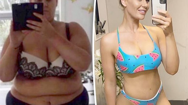 Transformimi mbresëlënës i 29-vjeçares nga Zelanda e Re, pas dietave strikte dhe ushtrimeve humbi 92 kilogramë