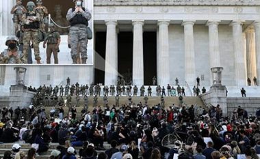 Protestuesit mblidhen para memorialit Lincoln, shfaqet Garda Kombëtare