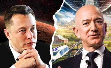 “Lufta” e miliarderëve, Elon Musk thumbon Jeff Bezos – gjithçka filloi për shkak të një fjalie