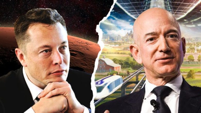 “Lufta” e miliarderëve, Elon Musk thumbon Jeff Bezos – gjithçka filloi për shkak të një fjalie