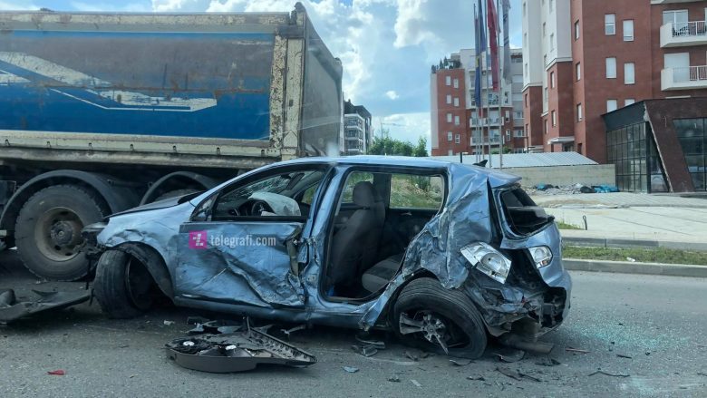 Aksident i rëndë trafiku në Veternik të Prishtinës
