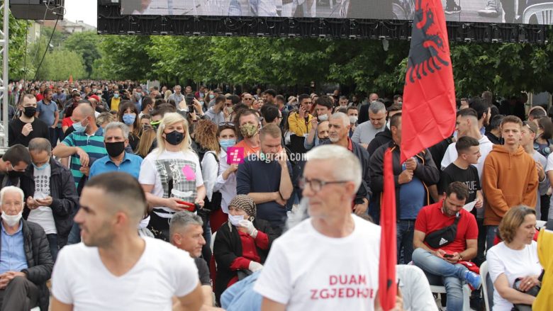 Manifestimi i Lëvizjes Vetëvendosje në Prishtinë