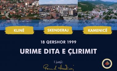 Haradinaj uron Klinën, Skenderajn e Kamenicën për ditën e çlirimit