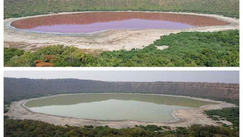 Misteri i liqenit në Indi, pas 50 mijë viteve ndërron ngjyrë – bëhet vjollcë