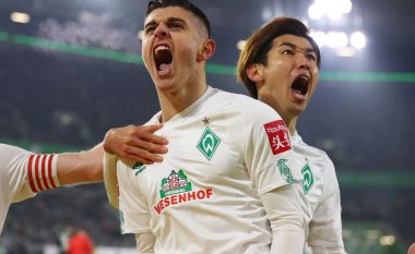 Milot Rashica shënon super gol, Werderi shpreson në mbijetesë