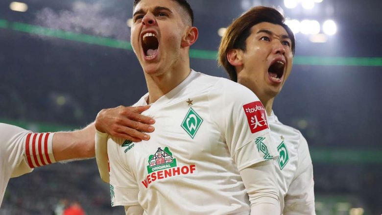 Milot Rashica shënon super gol, Werderi shpreson në mbijetesë