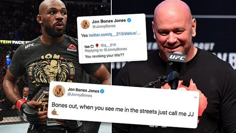 Jones pyetet se nëse do të heq dorë nga titulli i UFC – surprizon me përgjigjen e tij