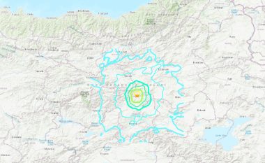 Turqia goditet nga një tërmet prej 5.7 shkallësh Rihter, raportohet për tre persona të lënduar