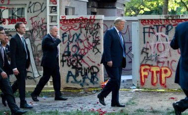 Trump e pranon se ishte futur në bunker, por jo për shkak të protestave para Shtëpisë së Bardhë