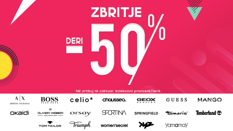 Zbritje deri në -50% në qendrën më të madhe tregtare në rajon Albi Mall!