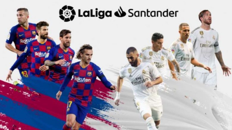 Kush e fiton titullin në La Liga – orari i Real Madridit dhe Barcelonës deri në fund të sezonit 2019/20