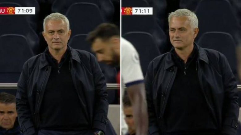 ‘Thumbimi’ i Jose Mourinhos ndaj Bruno Fernandesit në ndeshjen Tottenham – Manchester United