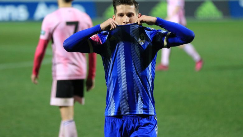 Lirim Kastrati vazhdon shkëlqimin në Kroaci, shënon golin e nëntë sezonal