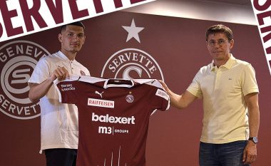 Vazhdon shkëlqimi i shqiptarëve në Zvicër, Alban Ajdini nënshkruan kontratën e parë profesionale me Servetten