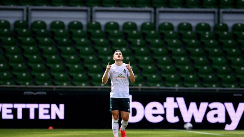 Asistim i mrekullueshëm nga Rashica – kundërshtarët e rrëzuan, por ai i ulur në tokë asiston për golin e gjashtë të Werderit