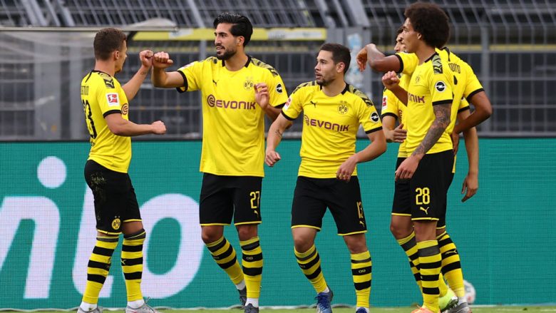 Dortmundi mposht Herthan, mban gjallë shpresat për titull