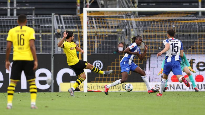 Notat e lojtarëve: Borussia Dortmund 1-0 Hertha Berlin, vlerësohet Emre Can