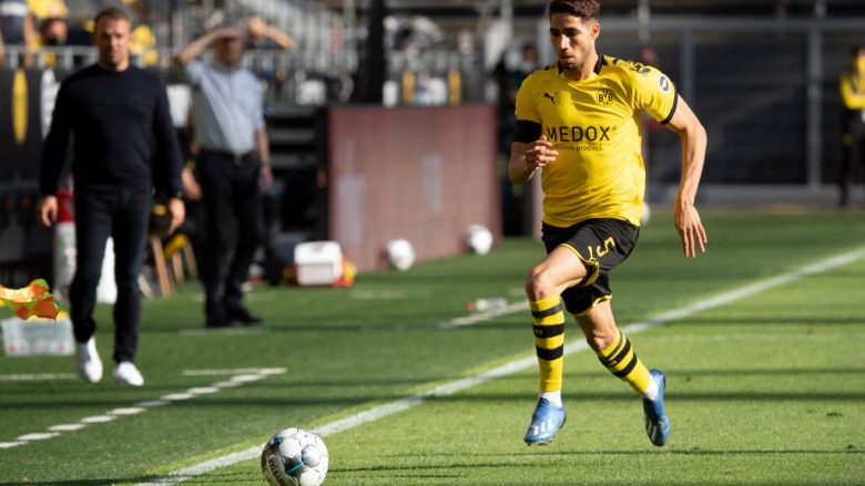 Dortmundi insiston për transferimin përfundimtar të Hakimit, por ka konkurrencë të fortë për marokenin