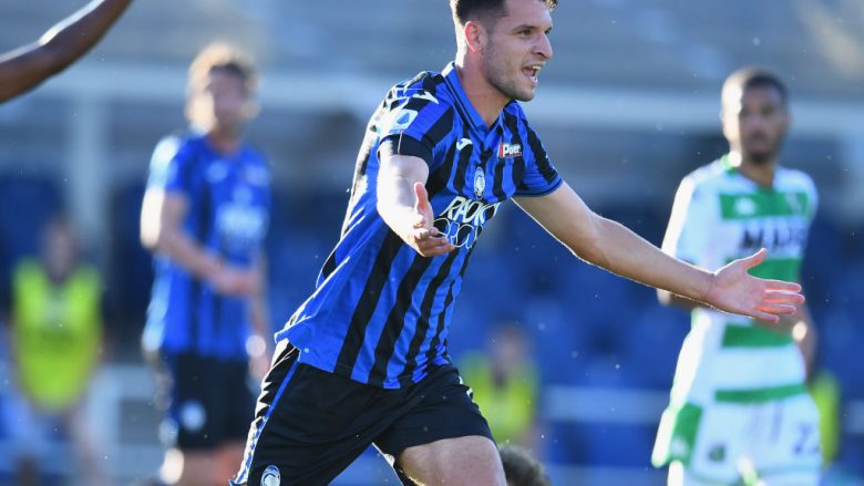 Berat Gjimshiti rikthehet me gol te Atalanta në fitoren bindëse ndaj Sassuolos