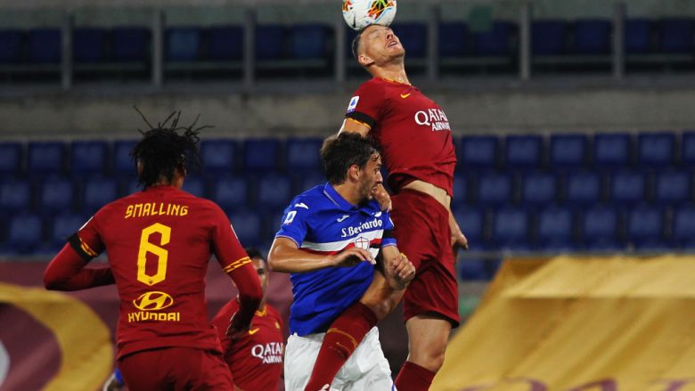 Roma i falet Dzekos, fiton me rikthim ndaj Sampdorias