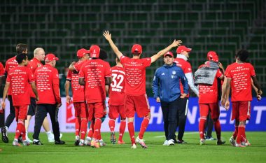 Festa e lojtarëve të Bayern Munich pas shpalljes kampion të Gjermanisë