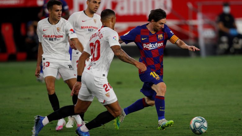 Sevilla 0-0 Barcelona, notat e Messit dhe të tjerëve