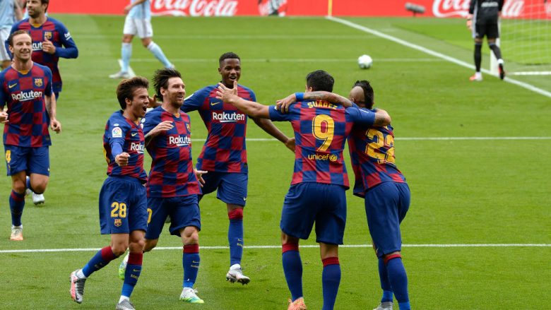 Notat e lojtarëve: Celta Vigo 2-2 Barcelona, Messi më i dalluari