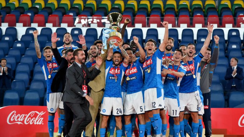 Napoli fitoi trofeun e gjashtë në Coppa Italia, këta janë fituesin në gjithë historinë e garës