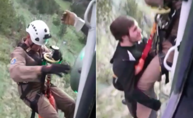 U bllokuan në malin e Jezercës, helikopteri i Forcave Ajrore shpëton turistët nga Kosova