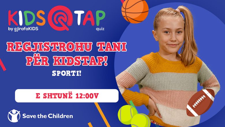 Sporti në KidsTap: Këtë të shtunë, kuizi për fëmijë ka temë sportin!