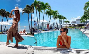 Afërdita Dreshaj nis pushimet me bashkëshortin në Miami, publikon imazhe atraktive në bikini
