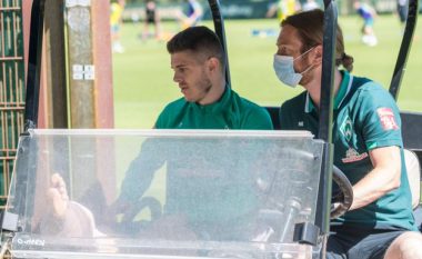 Werder Bremeni i shqetësuar para ndeshjes me Kolnin – Milot Rashica pëson lëndim të ri