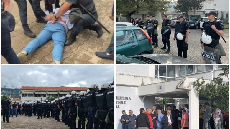 Arrestohet kryetari i komunës së Budvës dhe zyrtarë tjerë komunalë – dhjetëra furgon të policisë arrijnë para ndërtesës së komunës