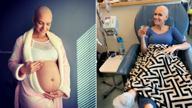 Gruaja nga SHBA thotë se foshnja i shpëtoi jetën, pasi një cistë në vezore iu gjetë gjatë skanimit për shtatzëni