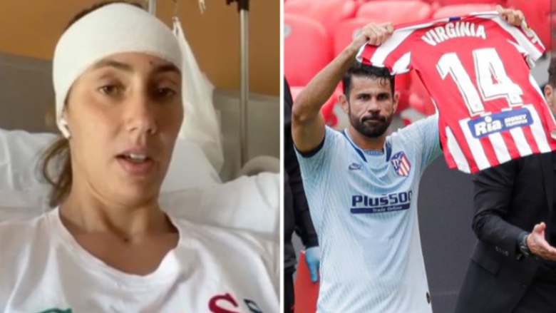 Dedikimi prekës i Diego Costas për futbollisten spanjolle që largoi tumorin në tru