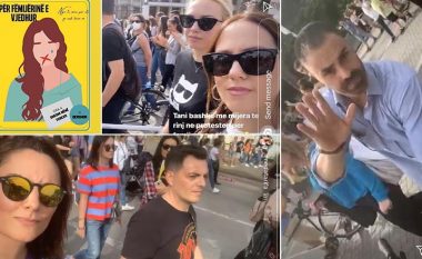 Të famshmit shqiptarë marshojnë në Tiranë nën moton “Për fëmijërinë e vjedhur”