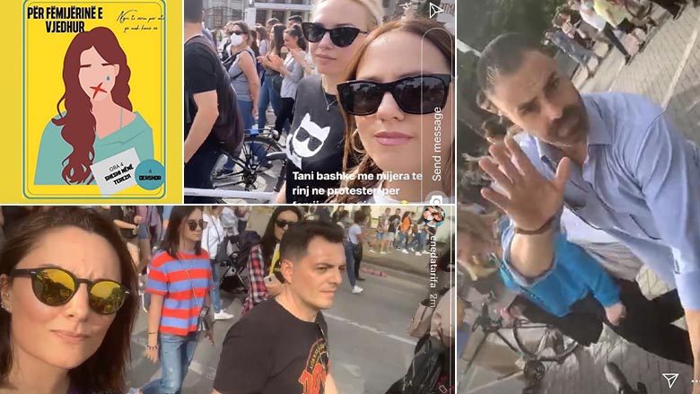 Të famshmit shqiptarë marshojnë në Tiranë nën moton “Për fëmijërinë e vjedhur”