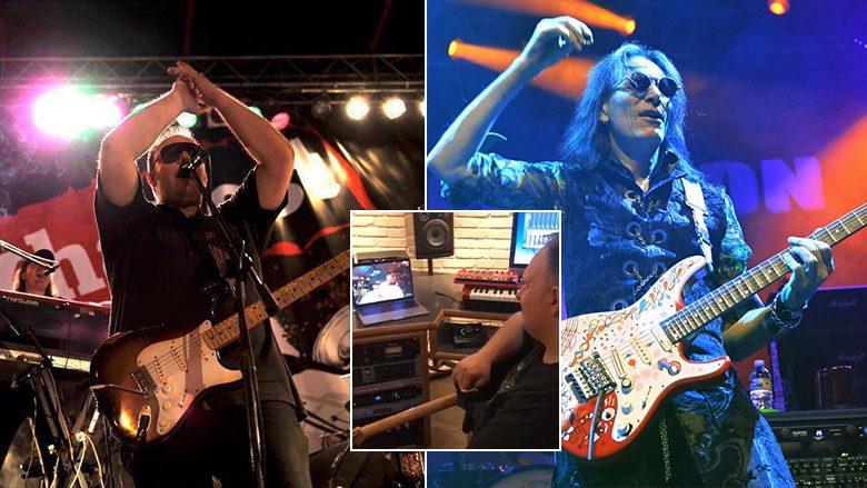 Kitaristi i Elita 5, Valon Gashi zhvillon bisedë dhe performancë virtuale me kitaristin e famshëm botëror Steve Vai