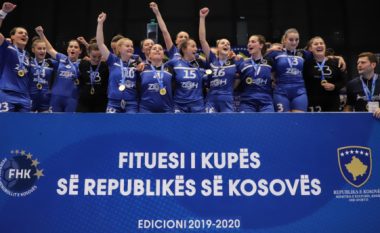 Hendboll: Vushtrria fiton Kupën e Kosovës pas fitores ndaj Istogut në ndeshjen që u zhvillua me shikues