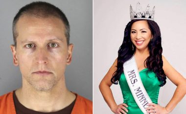Gruaja e policit që ia vuri gjurin në qafë George Floyd, ishte zgjedhur Miss Minesota në vitin 2018 – tani ajo kërkon të ndahet nga burri i saj