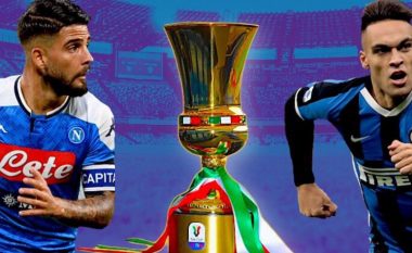 Napoli – Inter, formacionet zyrtare të gjysmëfinales së dytë të Kupës së Italisë