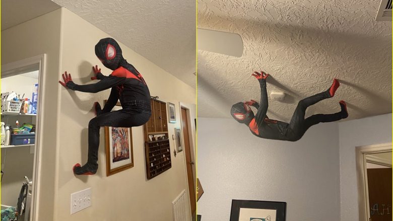 Babai ia plotëson ëndrrën djalit të tij, e “shndërron” në një Spider-Man