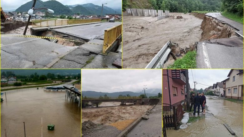 Pamje apokaliptike që tregojnë përmbytjet në të gjithë Serbinë – evakuime dhe gjendje e jashtëzakonshme në disa komuna