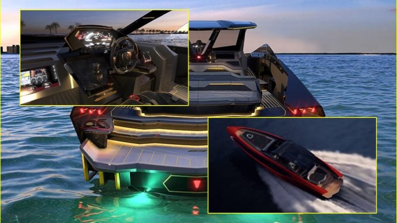 “Lamborghini mbi ujë”: Kështu do të duket superjahti me dy motorë V12, që prodhojnë 4,000 kuaj fuqi