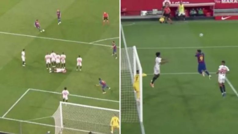 Sevilla përdori taktika të video-lojës ‘FIFA 20’ për të ndalur goditjet e dënimit nga Messi