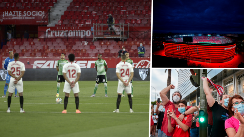 Sevilla fiton derbin andaluzian ndaj Betisit, gjithçka që ndodhi në ndeshjen e parë të La Ligas pas tre muajve pauzë