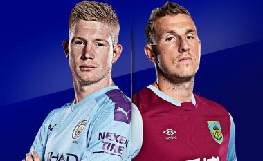 Manchester City – Burnley, publikohen formacionet zyrtare