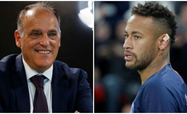 Presidenti i La Ligës, Tebas dyshon se Barcelona do të nënshkruajë përsëri me Neymarin