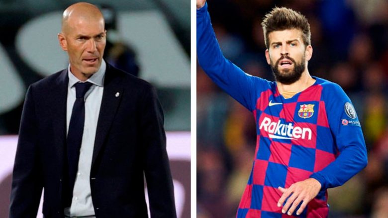 Pique akuzoi Real Madridin për favorizim nga gjyqtarët, reagon Zidane